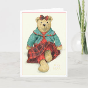 MRS. BEAR Christmas Card