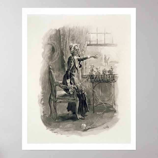 Mrs Betsy Trotwood, from 'Charles Dickens: A Gossi Poster (Front)