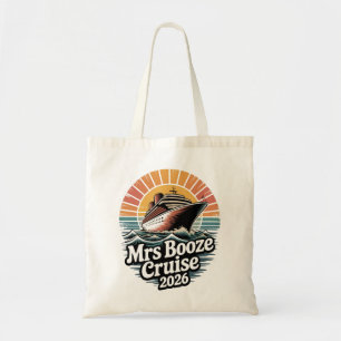 Mrs Booze Cruise 2026 Matching Couples  Tote Bag