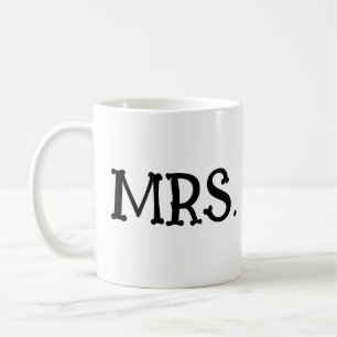 MRS. BRIDE WEDDING WIFE COFFEE MUG