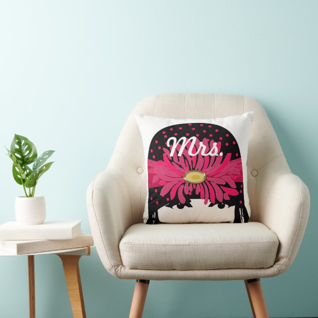 Mrs. Bride's Vintage Roaring 20's Flapper Girl Cushion (Chair)