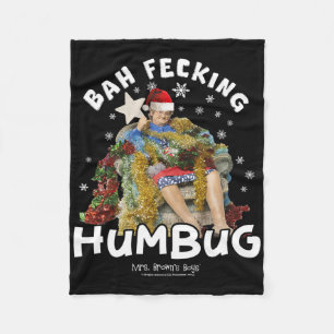 Mrs Brown's Boys Christmas H Humbug Fleece Blanket