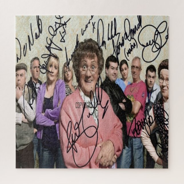 mrs browns boys signed jigsaw puzzle (Vertical)