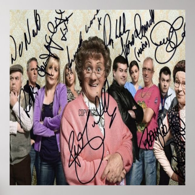 mrs browns boys signed poster (Front)