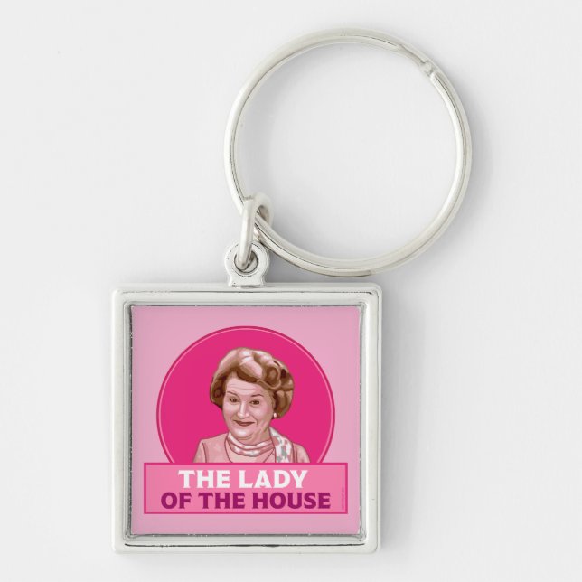 Mrs Bucket - Keeping Up Appearances Key Ring (Front)