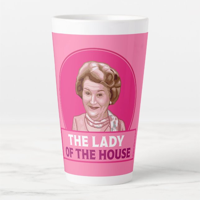 Mrs Bucket - Keeping Up Appearances Latte Mug (Front)