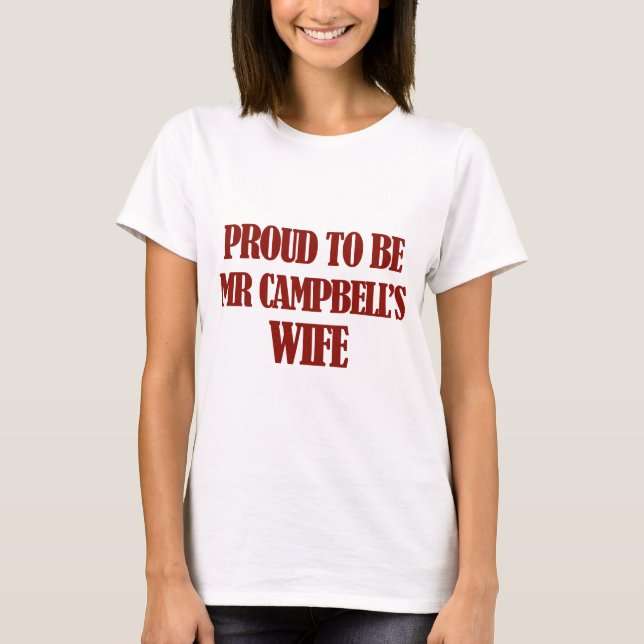 Mrs campbell designs T-Shirt (Front)