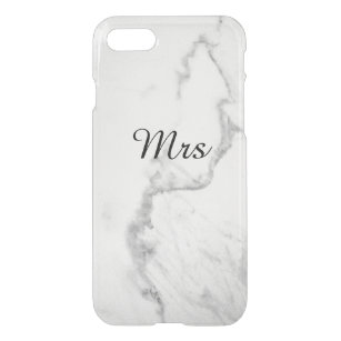 Mrs. Carrara Marble iPhone 7 Case