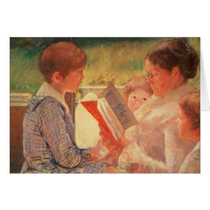 Mrs Cassatt Reading to her Grandchildren, 1888