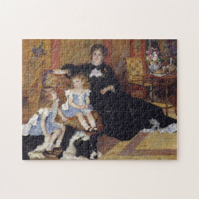 Mrs. Charpentier by Renoir Impressionist Painting Jigsaw Puzzle (Horizontal)