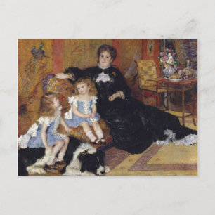 Mrs. Charpentier by Renoir Impressionist Painting Postcard