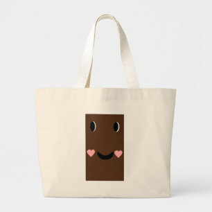 Mrs.  chocolate large tote bag