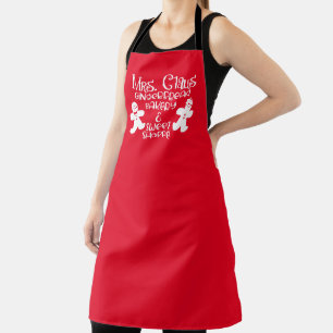 Mrs Claus Bake Shoppe Apron