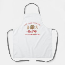Mrs. Claus Bakery Christmas, Medium Apron