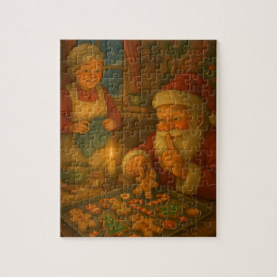 Mrs. Claus’ Cookie Raid Jigsaw Puzzle