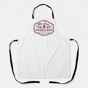 Mrs Claus' Gingerbread Bakery Apron