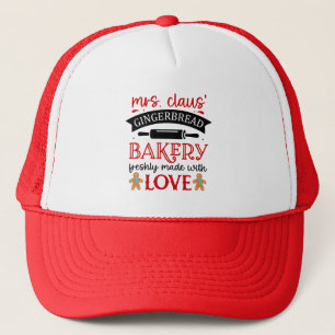 Mrs. Claus Gingerbread bakery  Trucker Hat