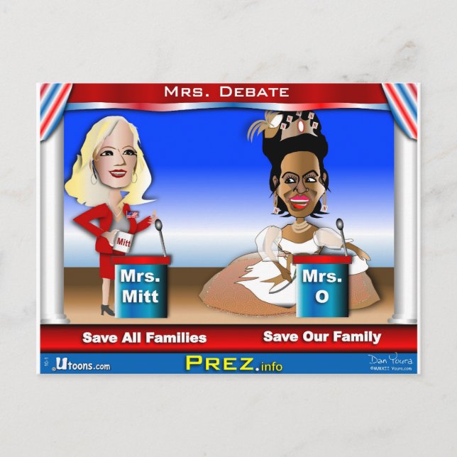 Mrs. Debate Postcard (Front)