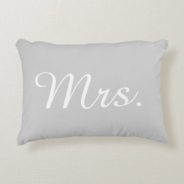 Mrs. Decorative Cushion (Front)