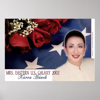 Mrs. Eastern U.S. Galaxy, Karen Hauck - 2 Poster