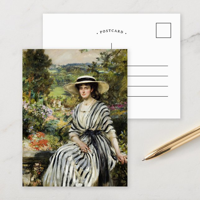 Mrs. Edward Windsor Hussey | James Jebusa Shannon Postcard (Creator Uploaded)