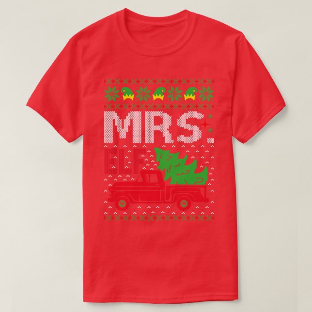 Mrs Elf T-Shirt (Design Front)