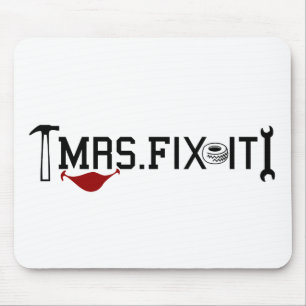 Mrs Fix it Mouse Pad