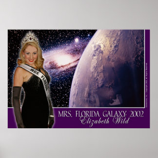 Mrs. Florida Galaxy 2002 - Elizabeth Wild - 3 Poster