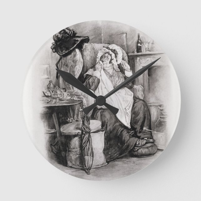 Mrs Gamp, from 'Charles Dickens: A Gossip about hi Round Clock (Front)