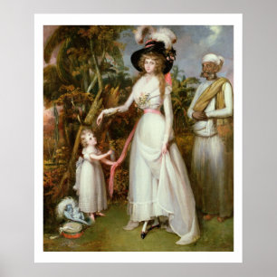 Mrs Graham of Kinross, her Daughter and a Jamadar, Poster