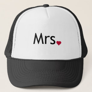Mrs  - half of Mr and Mrs set Trucker Hat
