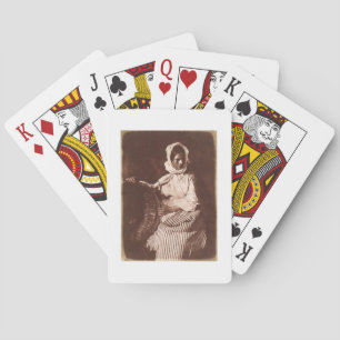 Mrs Hall, Newhaven, c.1843-47 (salt paper print fr Playing Cards