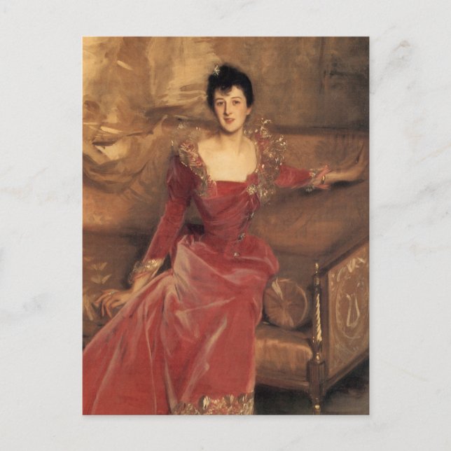 mrs. Hugh Hammersley Postcard (Front)