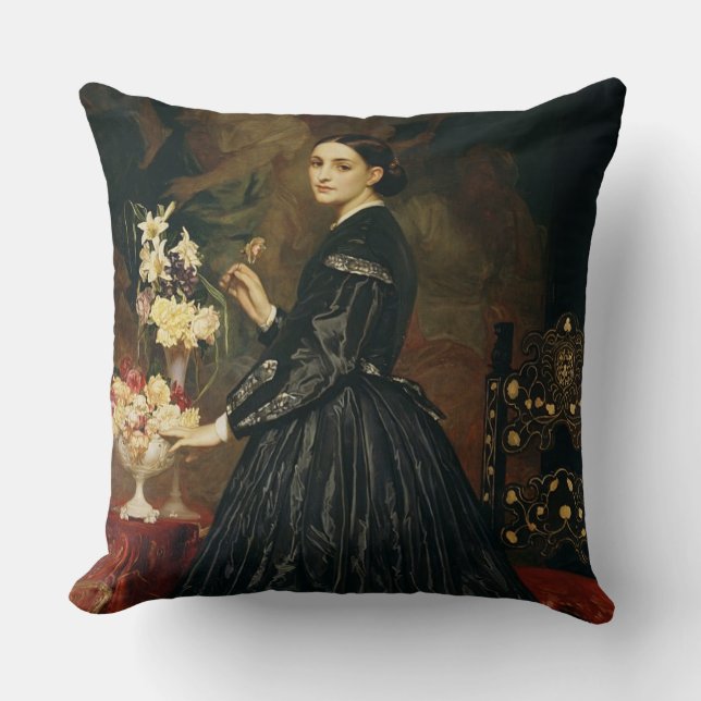 Mrs James Guthrie, c.1864-5 (oil on canvas) Cushion (Front)