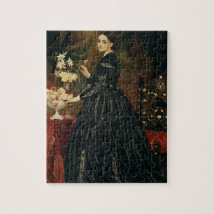 Mrs James Guthrie, c.1864-5 (oil on canvas) Jigsaw Puzzle
