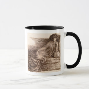 Mrs. Jane Morris Reclining on a Sofa Mug