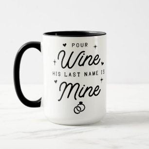 MRS Just Married Cute Wedding Announcement Bride Mug