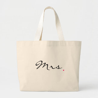 Mrs . large tote bag