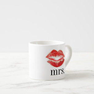 Mrs. Lipstick Lips : Espresso Mug