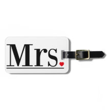 Mrs Luggage Tag