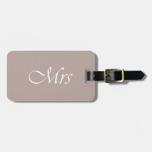 Mrs Luggage Tag