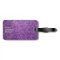 Mrs luggage tag - Purple Faux Glitter