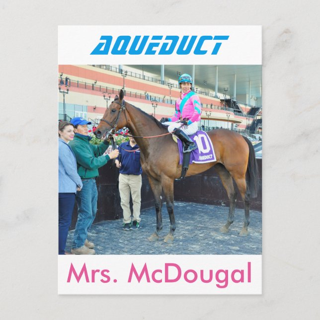 Mrs. McDougal & Jose Ortiz Postcard (Front)