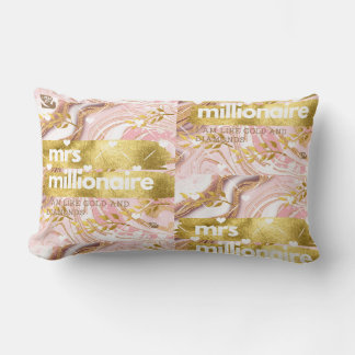 mrs. millionaire© I am like Gold and Diamonds! Th Lumbar Cushion