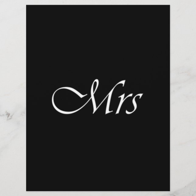 Mrs Monogram (Front)