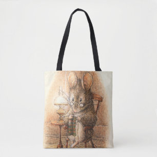 “Mrs Mouse Knitting” by Beatrix Potter Tote Bag