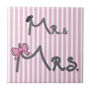 Mrs (Mr and Mrs) Ceramic Tile