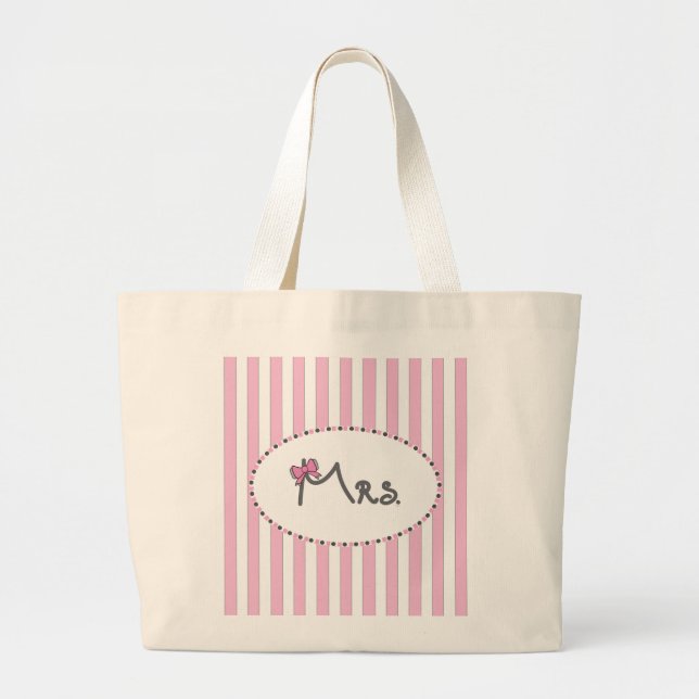 Mrs (Mr and Mrs) Tote Bag (Front)