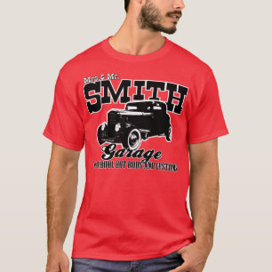 Mrs.& Mr. Smith Hot-Rod Garage T-Shirt