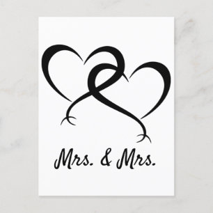 Mrs. & Mrs. Lesbian Pride Postcard